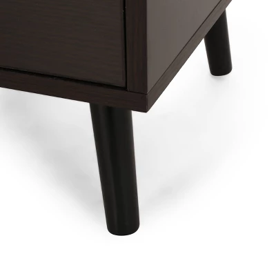 Doerun Mid-Century Modern Storage TV Stand for TVs up to 48" Dark Gray/Black - Christopher Knight Home Doerun Mid-Century Modern Storage TV Stand For TVs Up To 48" Dark Gray/Black - Christopher Knight Home -Home Furn Store GUEST fa6133ff 9d9d 44ca 8101 b6b9b04a1386