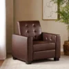 Craigue Contemporary Tufted Faux Leather Pushback Recliner - Christopher Knight Home -Home Furn Store GUEST fbb12d3e 9ef5 4529 b930 15734a187201