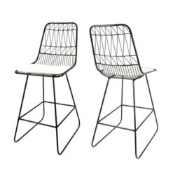 Set Of 2 Walcott Modern Iron Counter Height Barstools - Christopher Knight Home -Home Furn Store GUEST fcd9495d 3aab 4292 b047 fc8b2875f709
