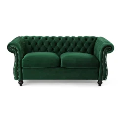 Somerville Traditional Chesterfield Loveseat - Christopher Knight Home 7 Somerville Traditional Chesterfield Loveseat - Christopher Knight Home -Home Furn Store GUEST fd684556 2dda 4409 9319 b610edd5f60a