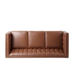 Pondway Contemporary Faux Leather Tufted 3 Seater Sofa - Christopher Knight Home -Home Furn Store GUEST feea1545 eddc 4059 a5b2 797839a88aa7