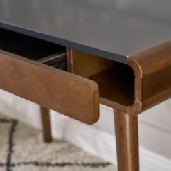 Peninah Mid Century Writing Desk Charcoal Gray - Christopher Knight Home -Home Furn Store GUEST ff8bb62f 80fd 4e86 892b 5d6463059625